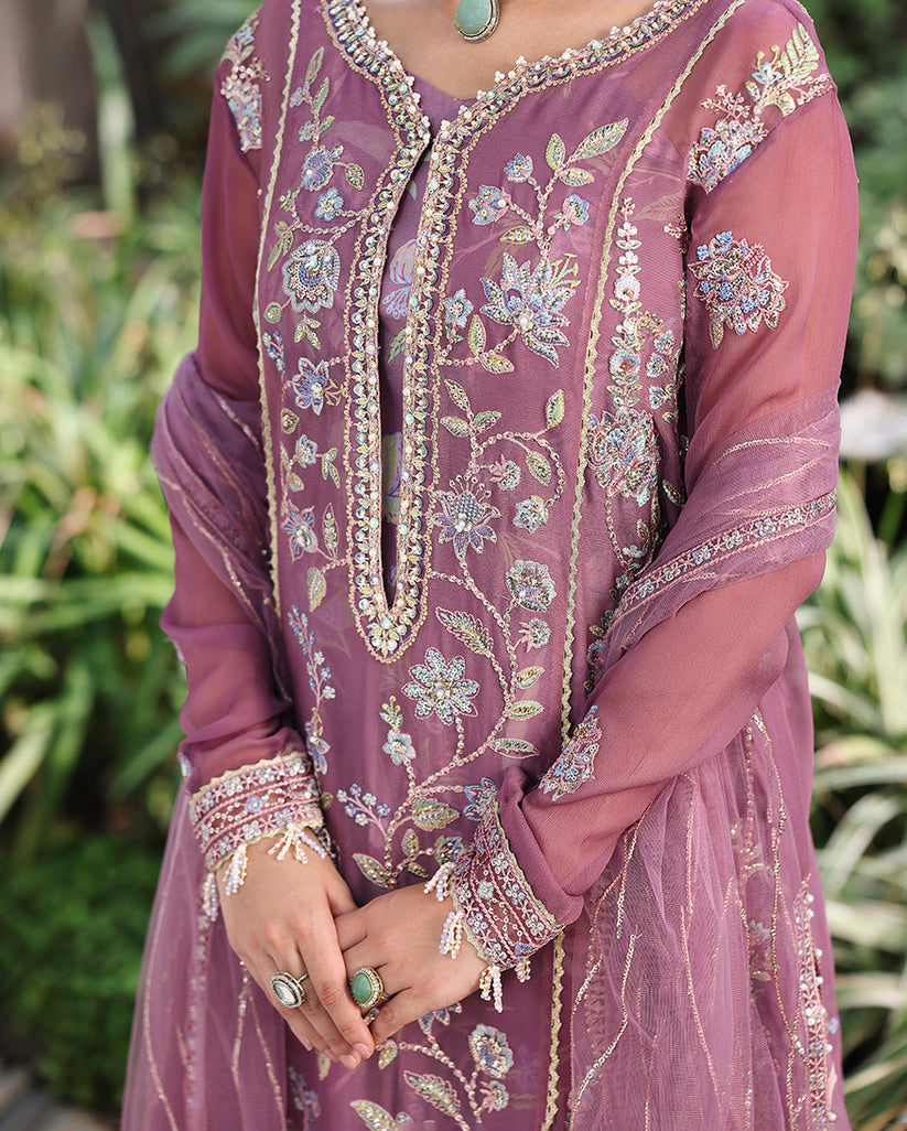 Aangan Chiffon | Arooj | SKU: RUNCH250102U