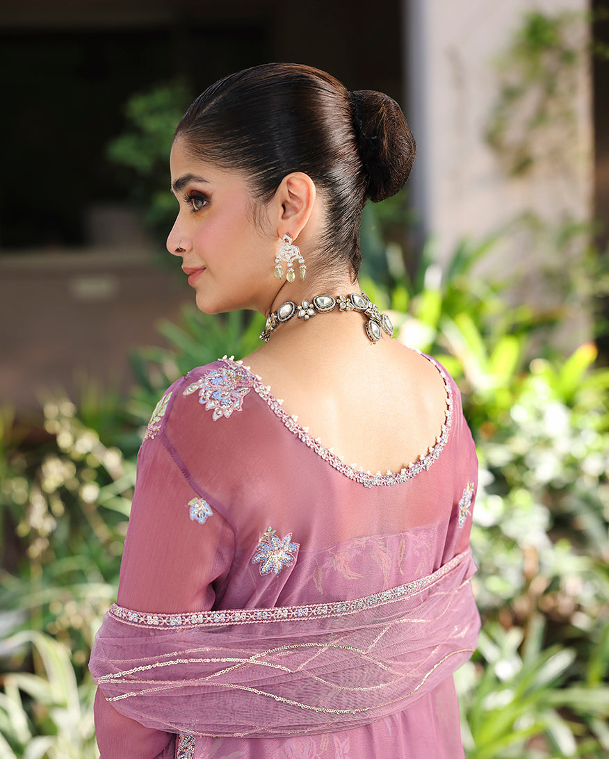 Aangan Chiffon | Arooj | SKU: RUNCH250102U