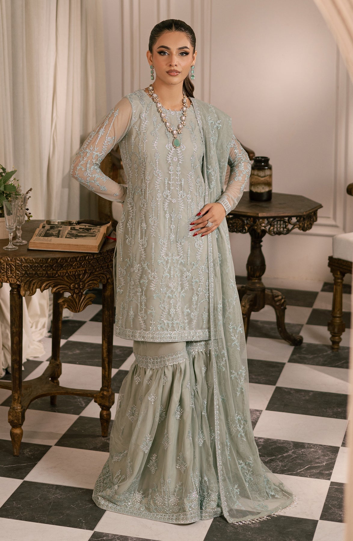 Inayat Unstitched Formals'24 By Zarif ZRI 02 Gulzaar