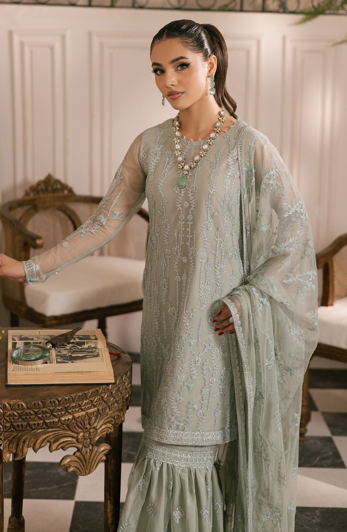 Inayat Unstitched Formals'24 By Zarif ZRI 02 Gulzaar