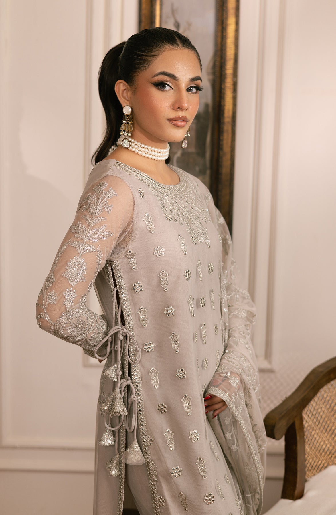 Inayat Unstitched Formals'24 By Zarif ZRI 05 Dhanak