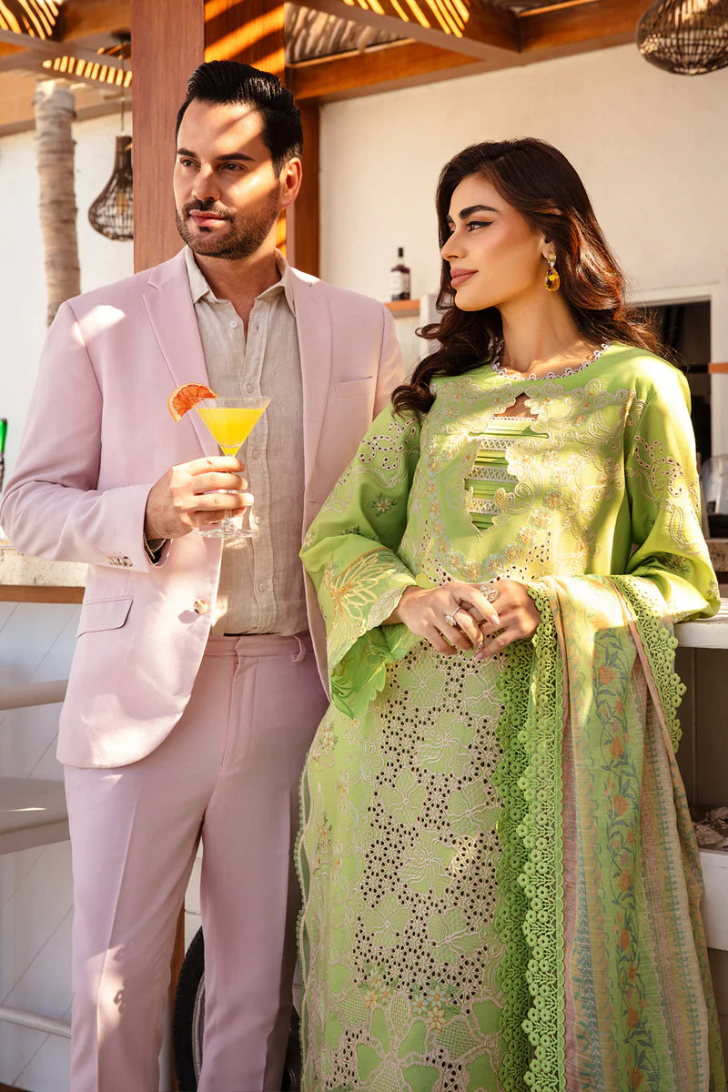 Premium Summer Collection '25 | Elaheh | 3PC Embroidered Lawn Suit