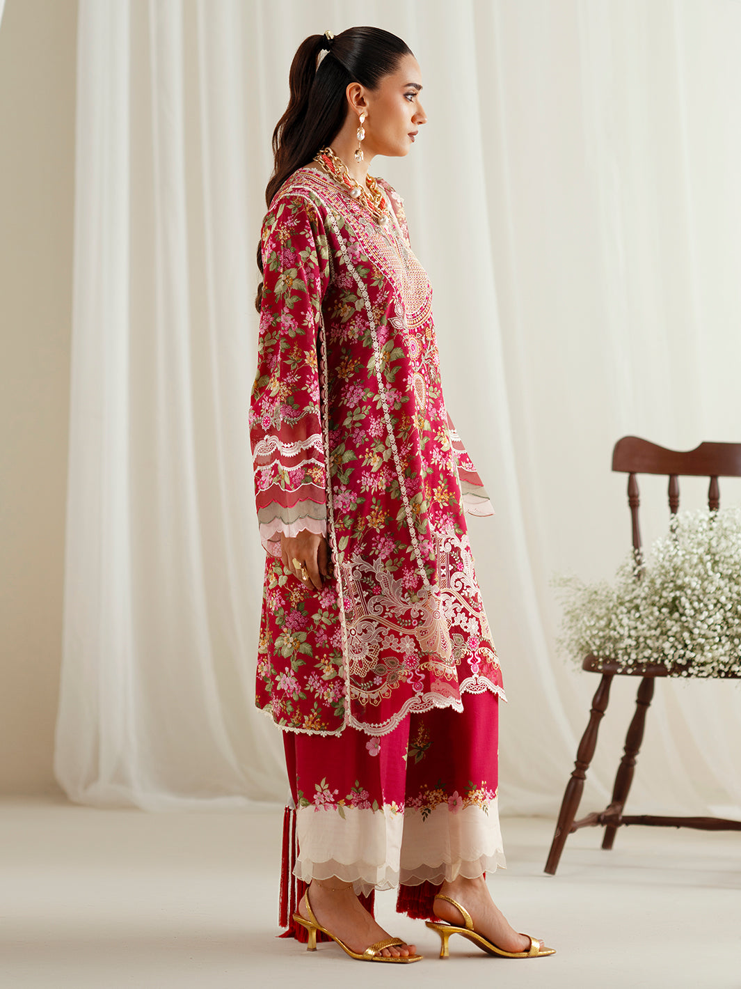 Eres Bonita | 1107-B | 3PC viscose printed