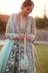 Zaha Wedding Collection GOSSAMER '25 | ZARQAH-E-PISTACHIO (ZC25-03)