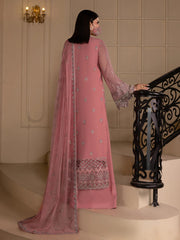 Chandni By Flossie | Rosavyn - 3 Piece Embroidered Chiffon Dress