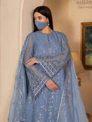 Chandni By Flossie | Nivara - 3 Piece Embroidered Chiffon Dress