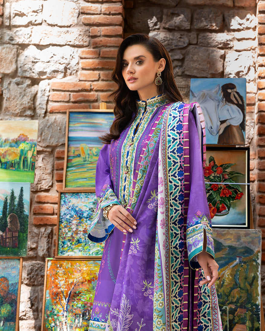 Mushq Cosmic Spindle – luxury embroidered dress from Nirvana Echoes Serenity, available online at Highway Fashion PK
