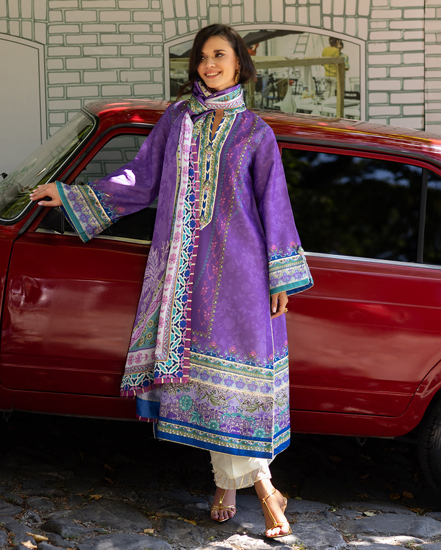 Mushq Cosmic Spindle – luxury embroidered dress from Nirvana Echoes Serenity, available online at Highway Fashion PK