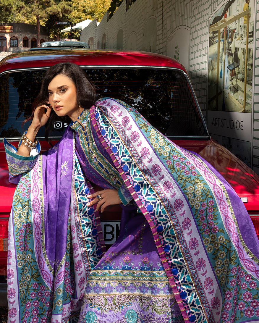 Mushq Cosmic Spindle – luxury embroidered dress from Nirvana Echoes Serenity, available online at Highway Fashion PK