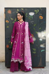 Qalamkar QW-01 (B) JORIS – Jacquard weaved and digital printed unstitched winter dress from Qalamkar Q Prints Winter Collection, available at Highway Fashion.