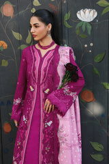 Qalamkar QW-01 (B) JORIS – Jacquard weaved and digital printed unstitched winter dress from Qalamkar Q Prints Winter Collection, available at Highway Fashion.