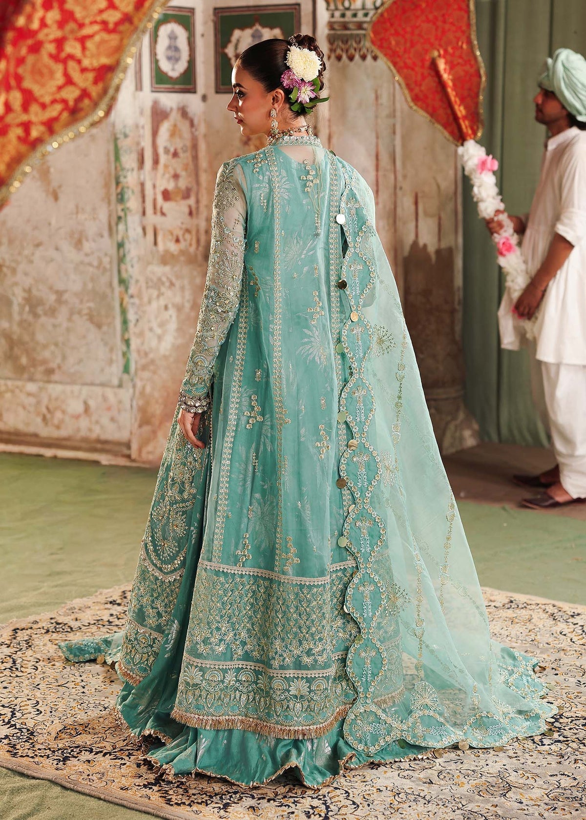 Highway Fashion Sardinia Roohi wedding outfit in rich detailing