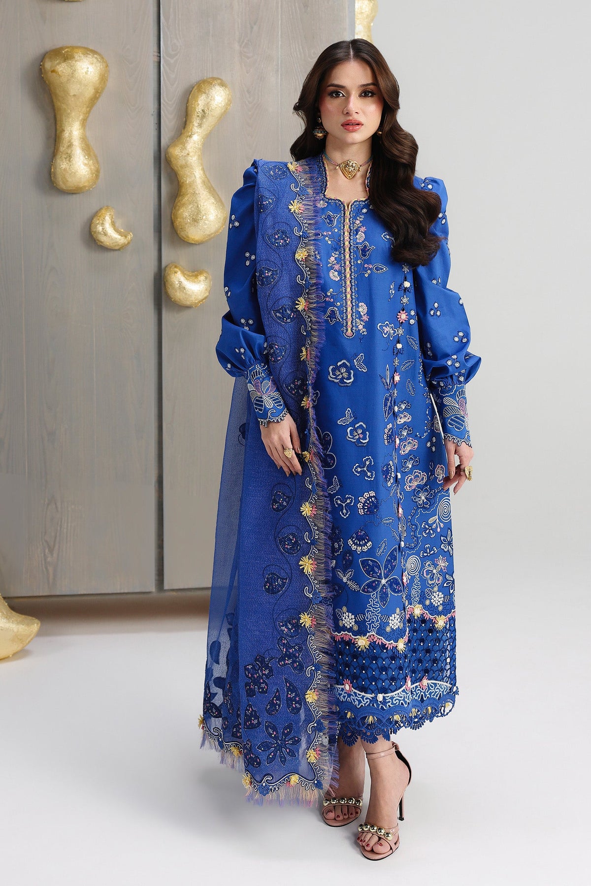 Qalamkar Festive Lawn '26 | QFL-06 EMINA