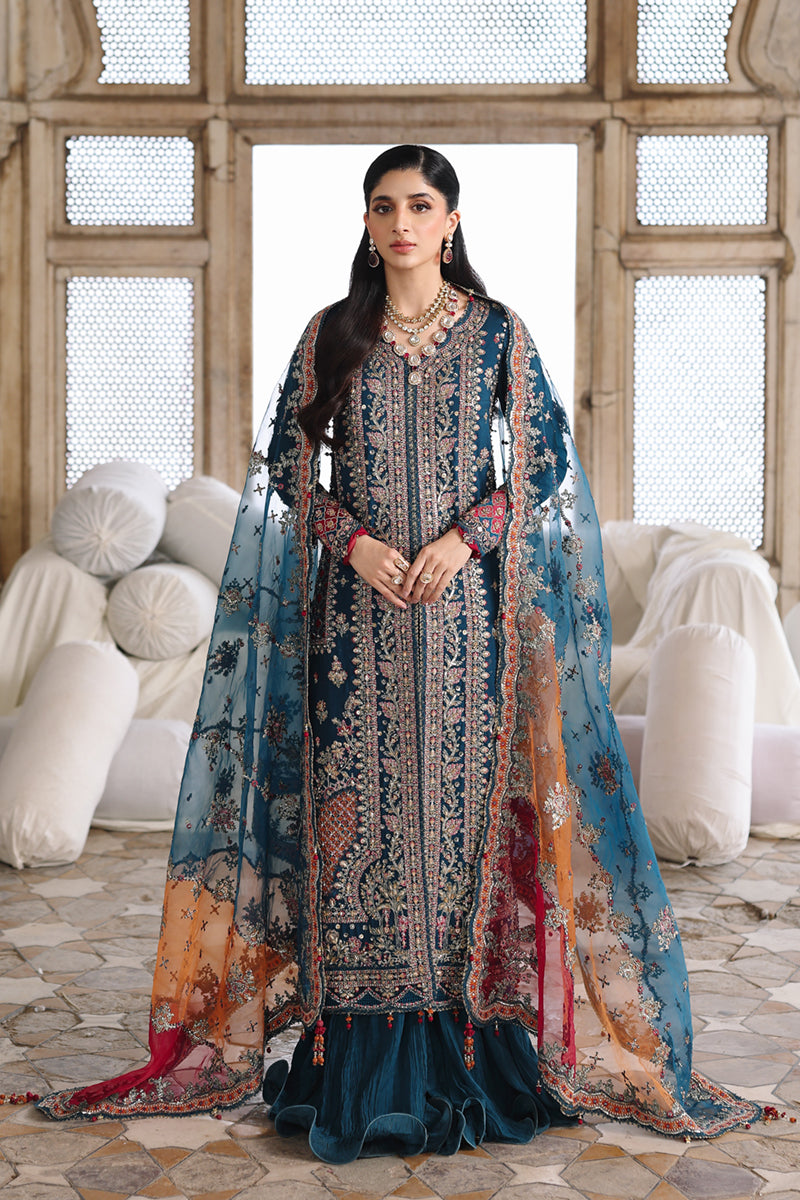 Qalamkar Shadmani WEDDING FORMALS 2025 | RH-02 NEELAM
