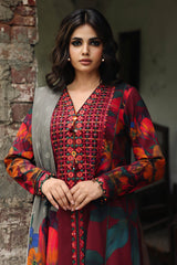 Charizma | ANW6-18 | ANIIQ Embroidered printed Linen