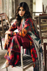 Charizma | ANW6-18 | ANIIQ Embroidered printed Linen