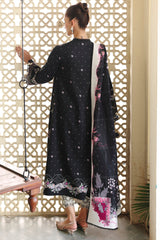 Qalamkar QW-01 (A) TYANA – Jacquard weaved digital printed unstitched dress from Qalamkar Q Prints Winter Collection, available at Highway Fashion.