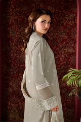Alizeh Embroidered Lawn - Summer '26 | AF-EL-7060-Slate