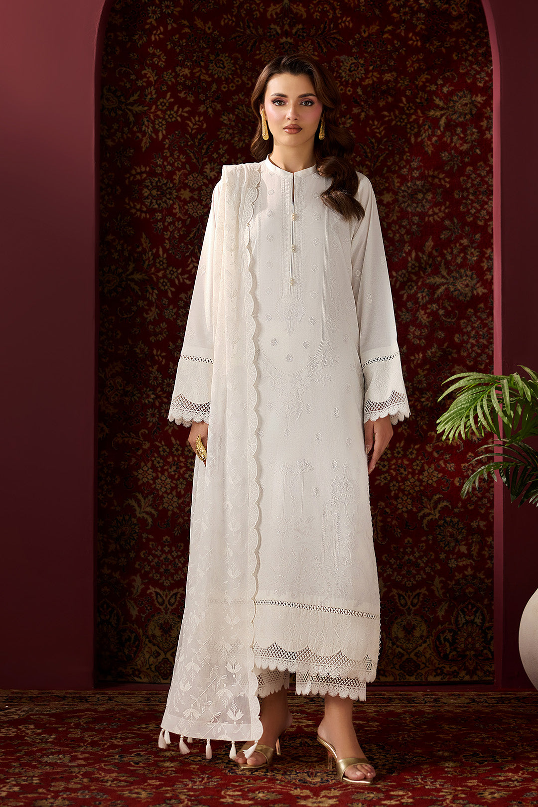 Alizeh Embroidered Lawn - Summer '26 | AF-EL-7064-Yara