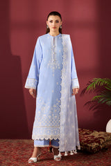 Alizeh Embroidered Lawn - Summer '26 | AF-EL-7059-Cosmic