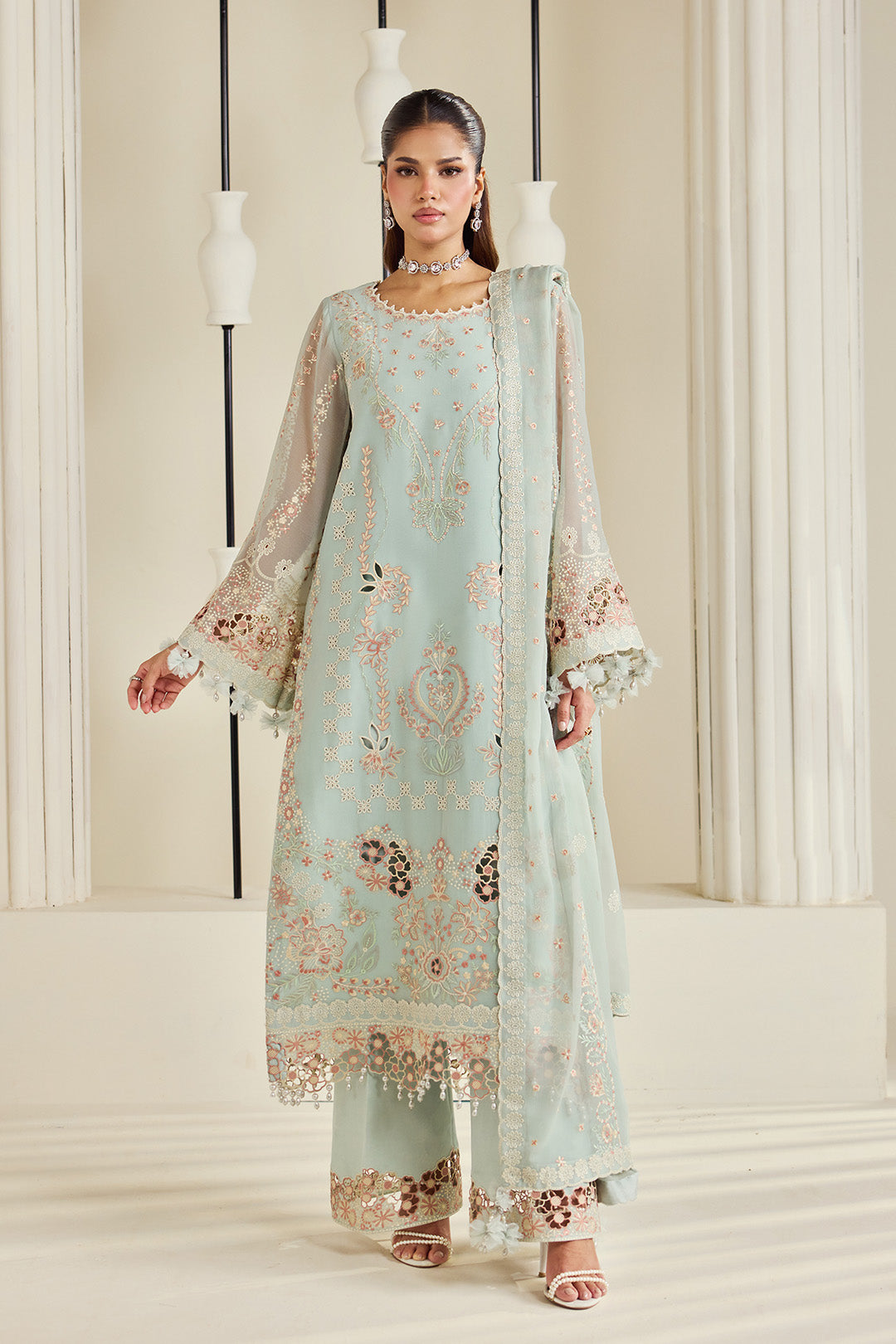 Alizeh Dhaagay Vol. 5 - The Poetry of Luxury Chiffon | AF-DHG-5046-Tiyaahe