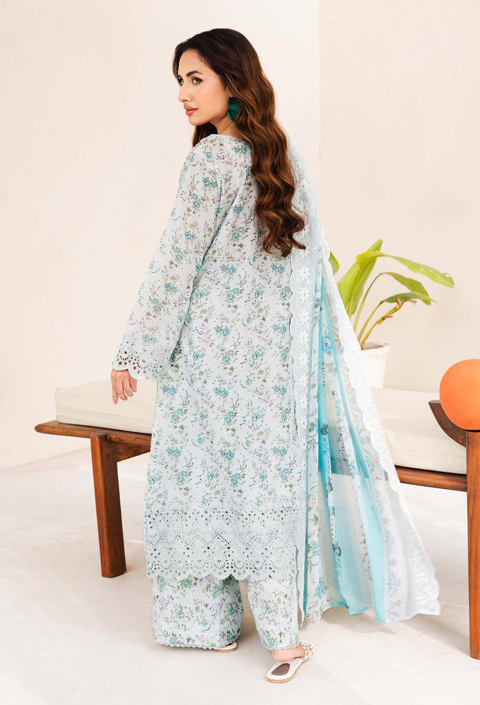 Adan's Libas Lawn SS'25 | Marisa D-09 | 3PC Embroidered Lawn Suit