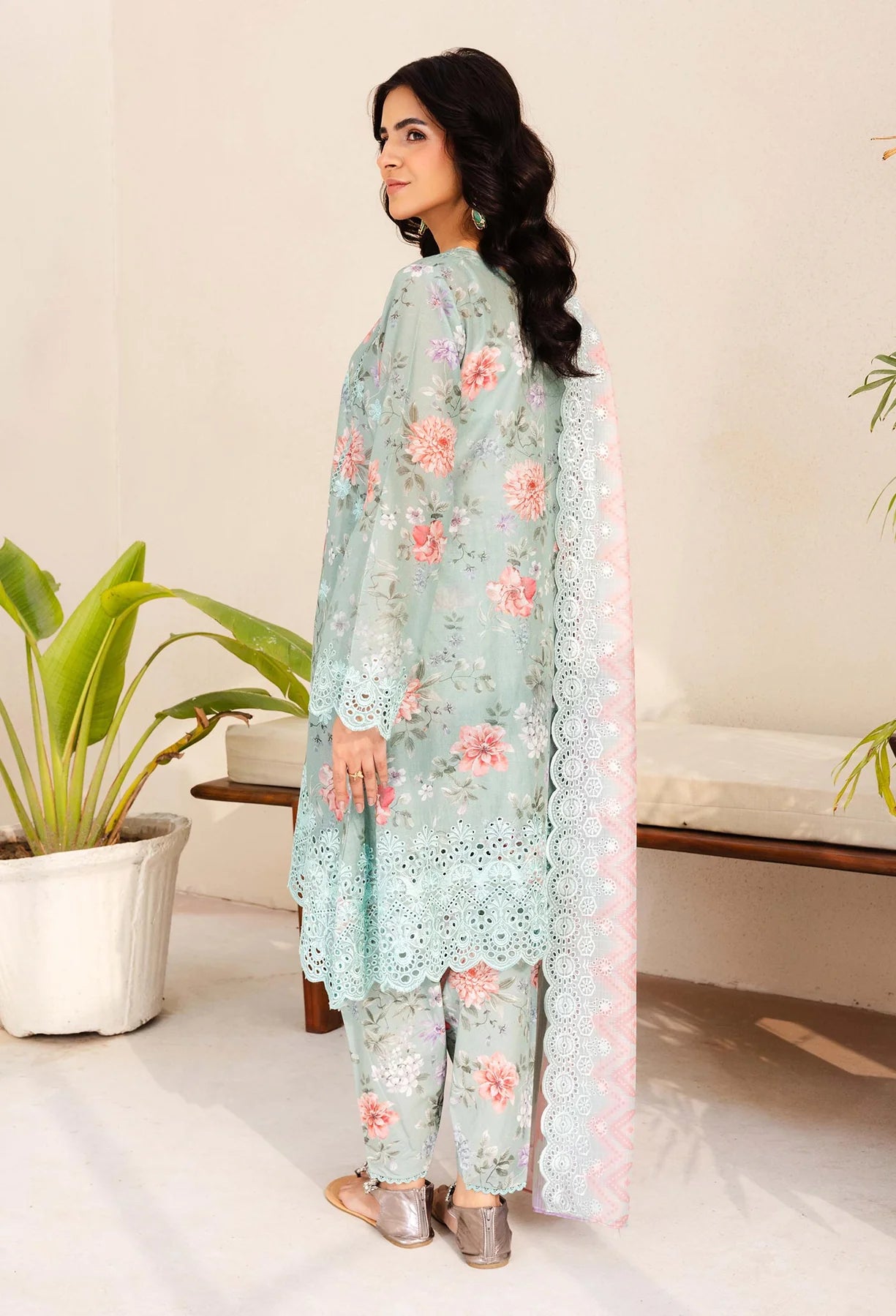 Adan's Libas Lawn SS'25 | Marisa D-08 | 3PC Embroidered Lawn Suit