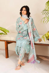 Adan's Libas Lawn SS'25 | Marisa D-08 | 3PC Embroidered Lawn Suit