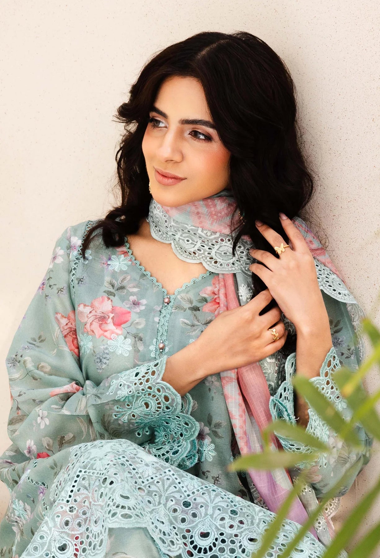 Adan's Libas Lawn SS'25 | Marisa D-08 | 3PC Embroidered Lawn Suit
