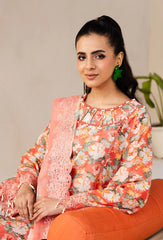 Adan's Libas Lawn SS'25 | Marisa D-07 | 3PC Embroidered Lawn Suit