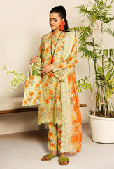Adan's Libas Lawn SS'25 | Marisa D-02 | 3PC Embroidered Lawn Suit