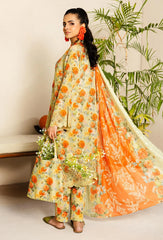 Adan's Libas Lawn SS'25 | Marisa D-02 | 3PC Embroidered Lawn Suit