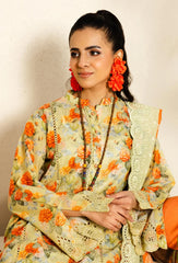 Adan's Libas Lawn SS'25 | Marisa D-02 | 3PC Embroidered Lawn Suit