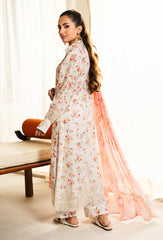 Adan’s Libas Lawn SS'25 | Marisa D-01 | 3PC Embroidered Lawn Suit