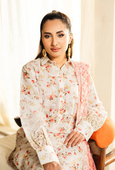 Adan’s Libas Lawn SS'25 | Marisa D-01 | 3PC Embroidered Lawn Suit