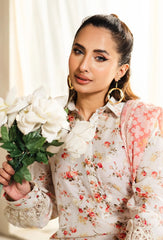 Adan’s Libas Lawn SS'25 | Marisa D-01 | 3PC Embroidered Lawn Suit