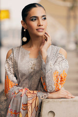 CHARIZMA INFINITY | 3-PC Unstitched Embroidered Lawn Collection IN6-05