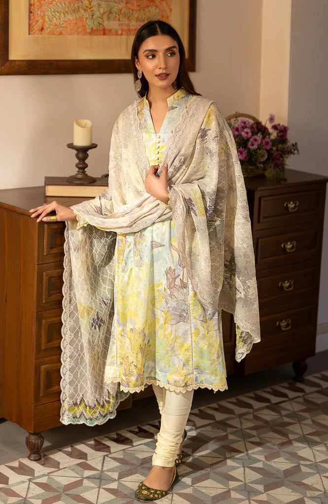 Sunshine Bloom Embroidered Collection '24 By Alzohaib SBEC-24-01