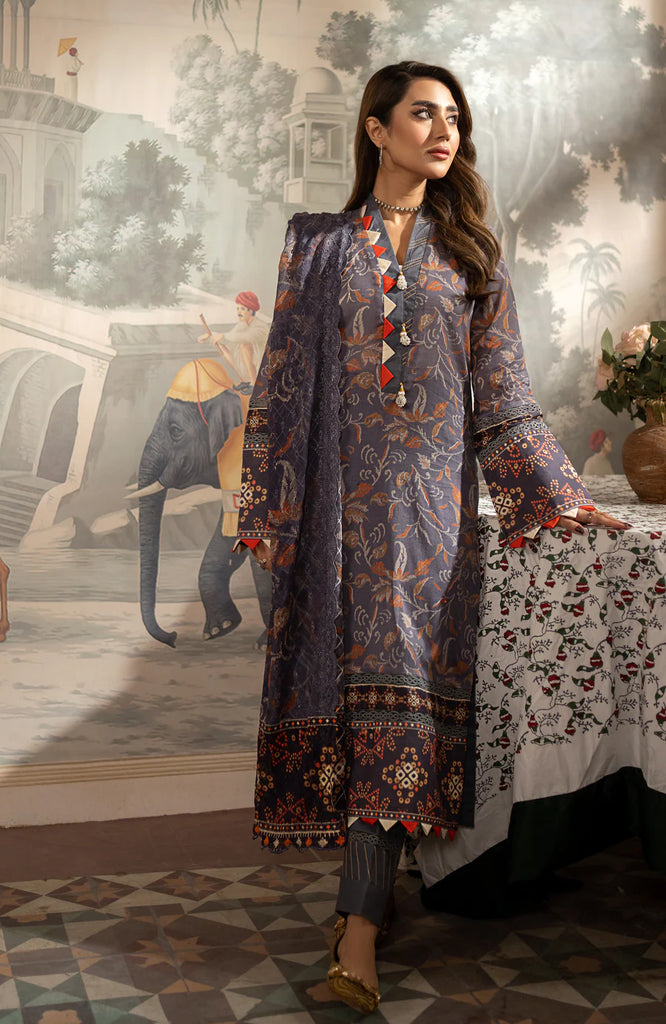 Sunshine Bloom Embroidered Collection '24 By Alzohaib SBEC-24-10