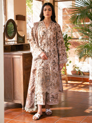Bin Ilyas | 2075 - B | Hazel Printed Embroidered Lawn '25