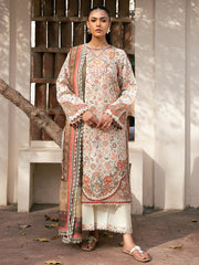 Bin Ilyas | 2073 - A | Hazel Printed Embroidered Lawn '25