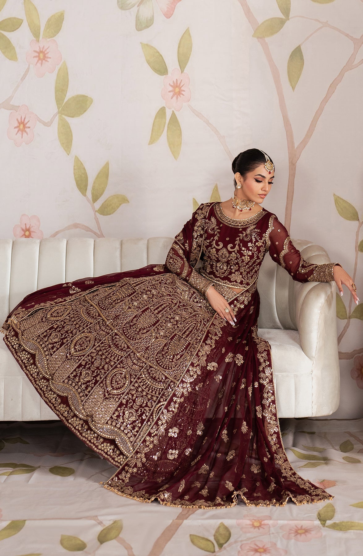 Zarif | SHEESHAM | Embroidered Chiffon