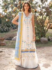 Bin Ilyas | 2078 - B | Hazel Printed Embroidered Lawn '25