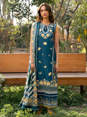 Bin Ilyas | 2077 - B | Hazel Printed Embroidered Lawn '25