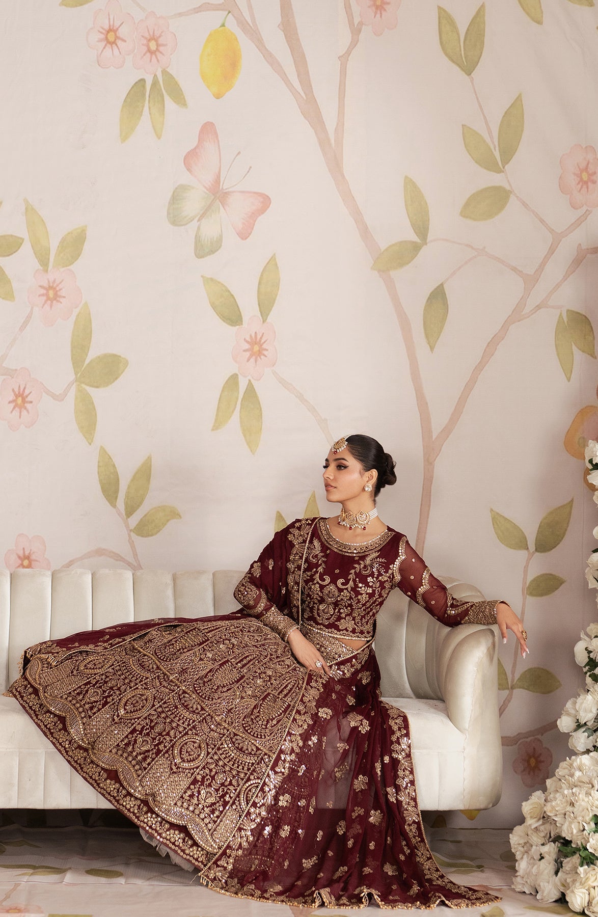 Zarif | SHEESHAM | Embroidered Chiffon