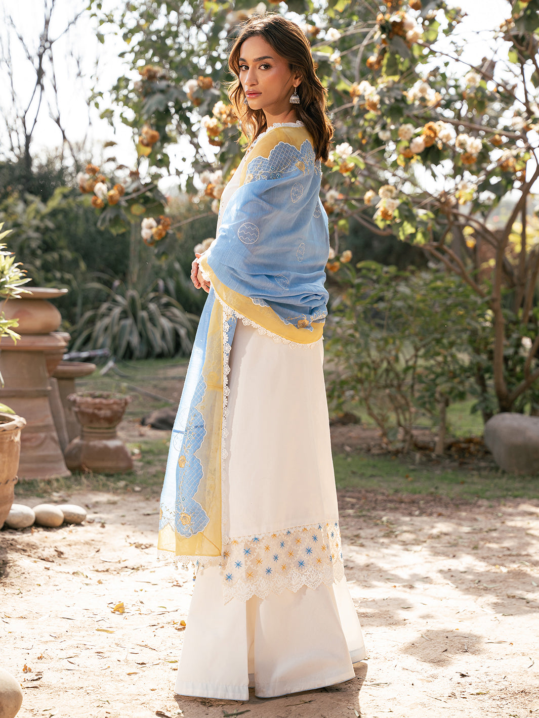 Bin Ilyas | 2078 - B | Hazel Printed Embroidered Lawn '25