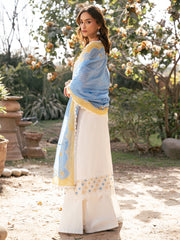Bin Ilyas | 2078 - B | Hazel Printed Embroidered Lawn '25