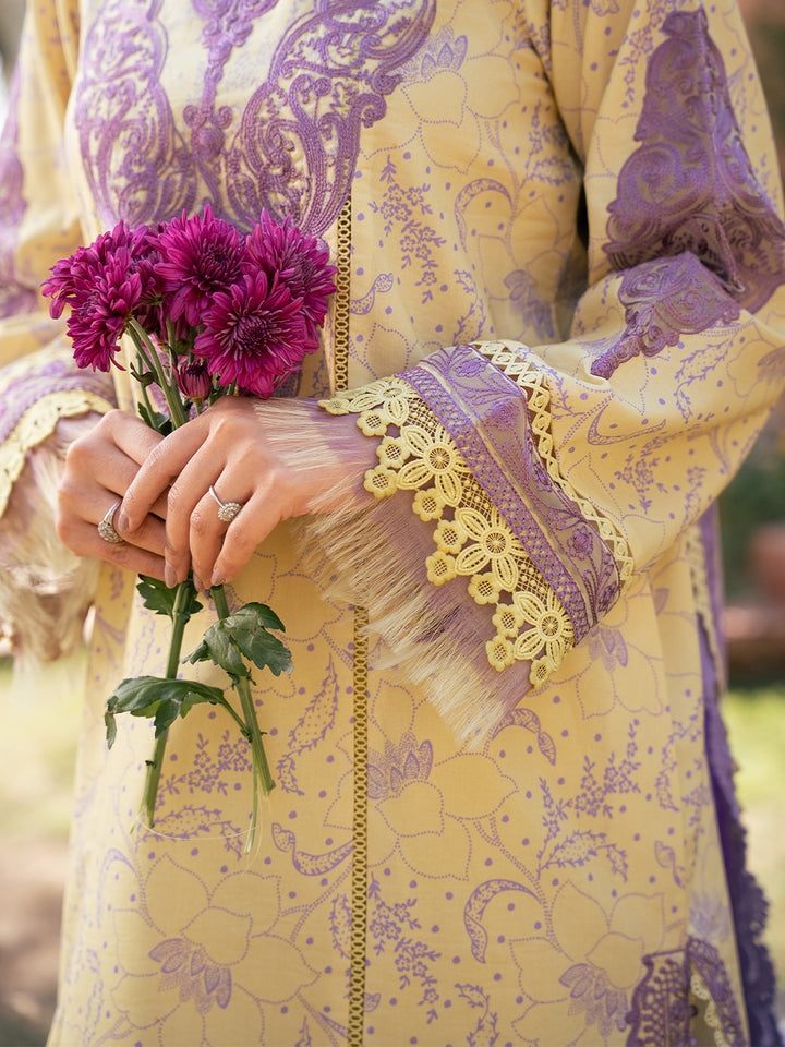 Bin Ilyas | 2074 - A | Hazel Printed Embroidered Lawn '25