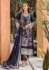 Eshaisha | Velvet Night | Luxury Lawn Embroidered '25