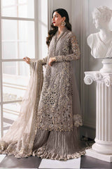 Maria B Mbroidered | BD-3006 | 3 Piece Unstitched Embroidered Chiffon Suit